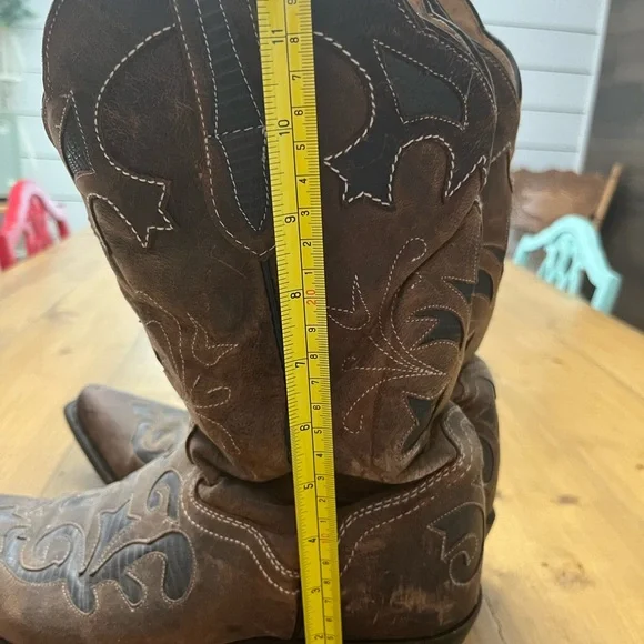 J.B. Dillon Genuine Leather Cowboy Boots. Women’s western boots. Cowgirl boots. - Picture 5 of 5